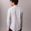 Camicia slim in Supima elasticizzato a righe tinte in filo Camicia slim in Supima elasticizzato a righe tinte in filo