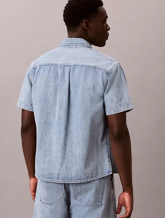 Camicia Utility Shirt in Denim con bottoni Camicia Utility Shirt in Denim con bottoni