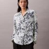 Camicia Utility Shirt stampata con colletto button-down e vestibilità comoda Camicia Utility Shirt stampata con colletto button-down e vestibilità comoda