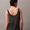 Canotta con trama jacquard Canotta con trama jacquard