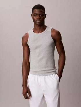Canotta da notte in misto cotone elasticizzato Cotton Stretch