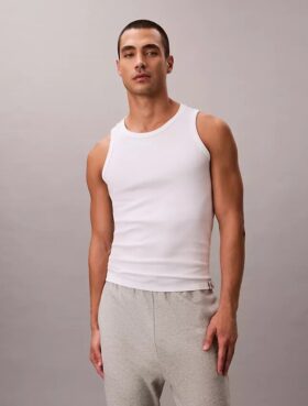 Canotta da notte in misto cotone elasticizzato Cotton Stretch