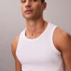 Canotta da notte in misto cotone elasticizzato Cotton Stretch Canotta da notte in misto cotone elasticizzato Cotton Stretch