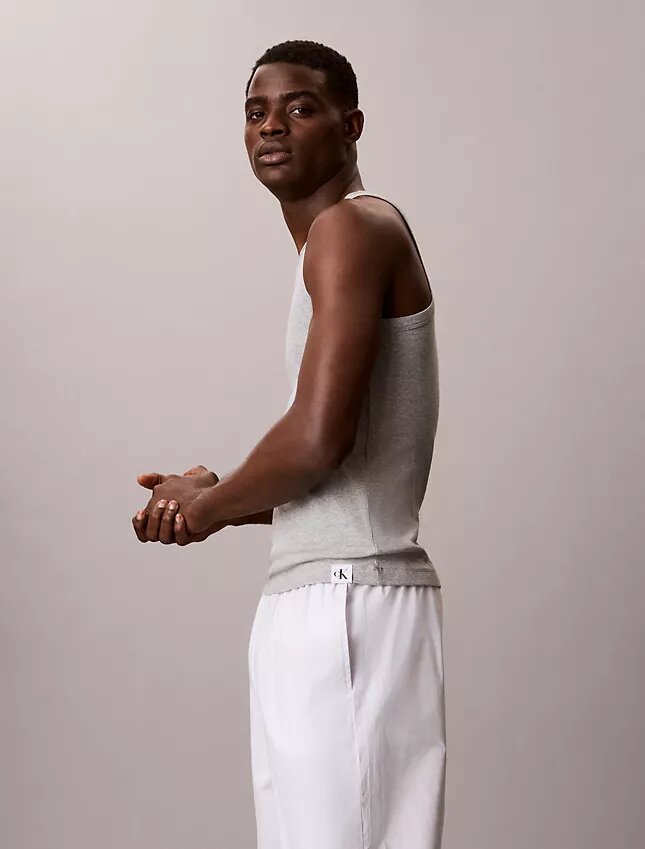 Canotta da notte in misto cotone elasticizzato Cotton Stretch Canotta da notte in misto cotone elasticizzato Cotton Stretch