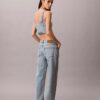 Canotta in denim stile camionista Canotta in denim stile camionista