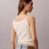 Canotta in maglia a trecce con Monologo intrecciato