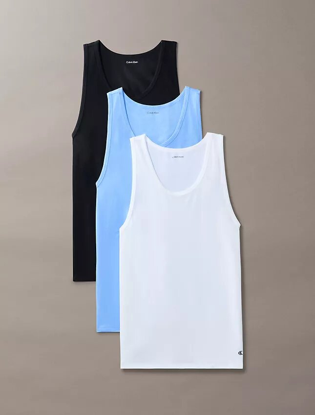 Canotta in misto Cotton Stretch, confezione da 3 Canotta in misto Cotton Stretch, confezione da 3