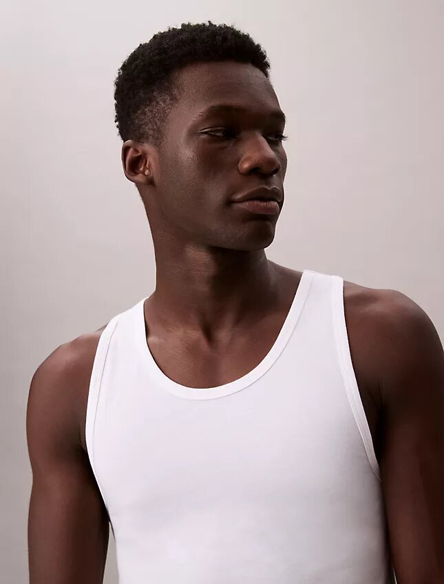 Canotta in misto Cotton Stretch, confezione da 3 Canotta in misto Cotton Stretch, confezione da 3