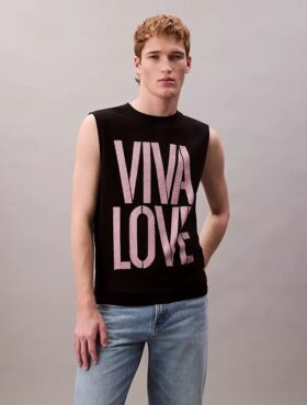 Canotta Marc Hundley Pride Viva Love dal taglio comodo