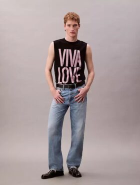 Canotta Marc Hundley Pride Viva Love dal taglio comodo