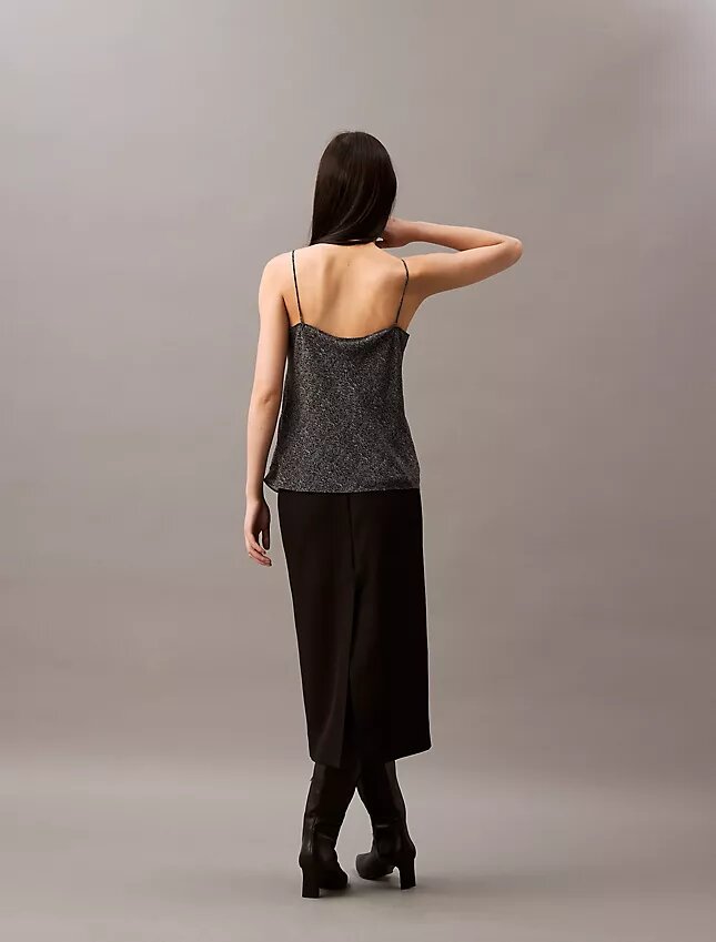 Canotta morbida in chiffon stampato Canotta morbida in chiffon stampato