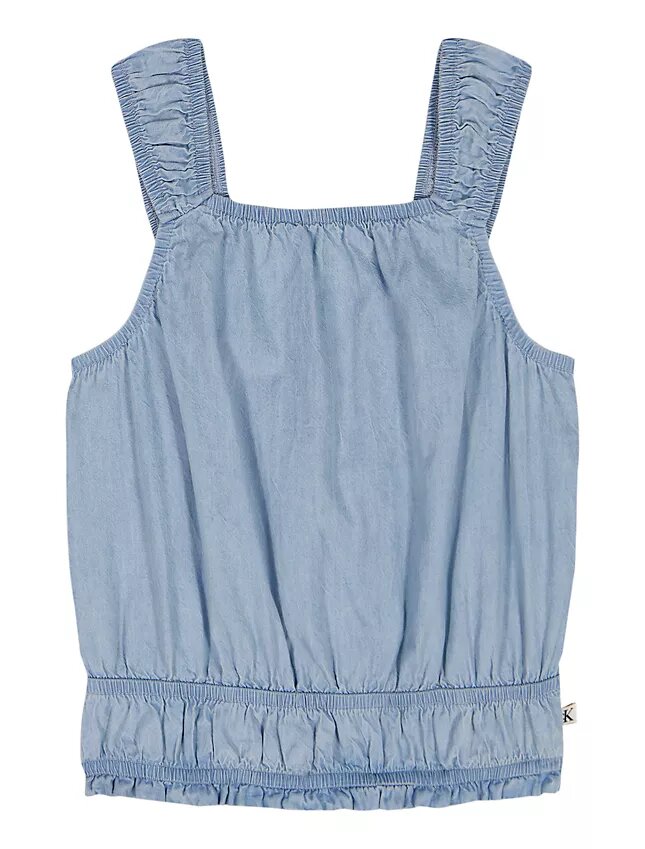 Canotta smockata da bambina Canotta smockata da bambina