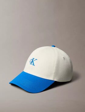 Cappellino da baseball con logo ricamato a contrasto