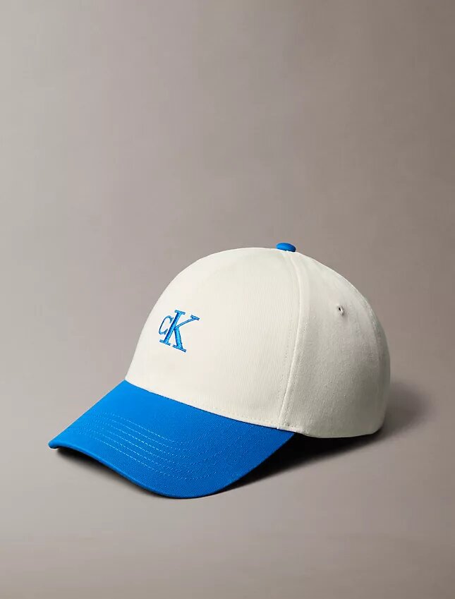 Cappellino da baseball con logo ricamato a contrasto Cappellino da baseball con logo ricamato a contrasto