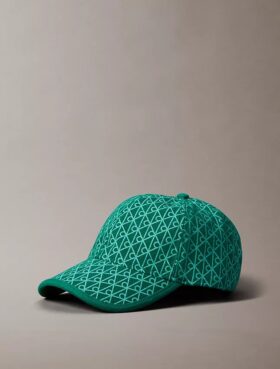 Cappellino da baseball con logo su tutta la superficie