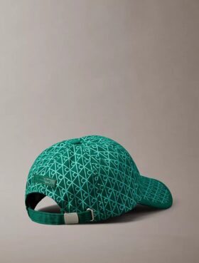 Cappellino da baseball con logo su tutta la superficie