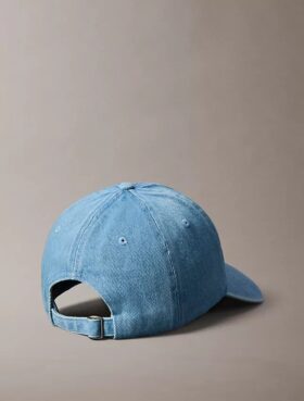 Cappellino in Denim con grafica “I Love Ck”