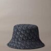 Cappello a secchiello in jacquard con monogramma su tutta la superficie Cappello a secchiello in jacquard con monogramma su tutta la superficie