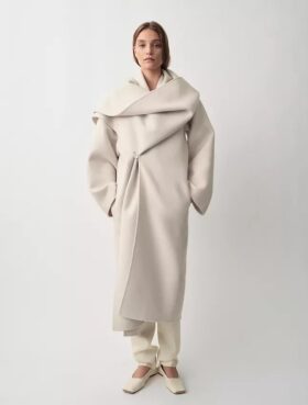Cappotto drappeggiato Amelia