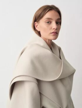 Cappotto drappeggiato Amelia