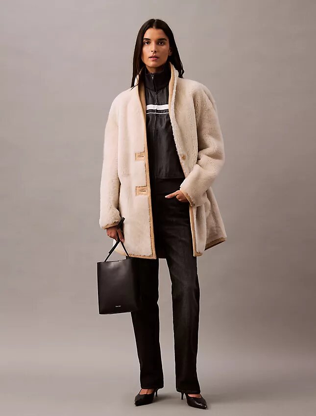 Cappotto reversibile in shearling Cappotto reversibile in shearling