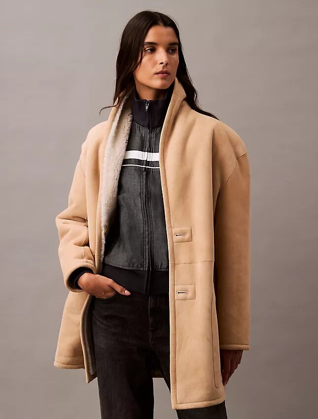 Cappotto reversibile in shearling Cappotto reversibile in shearling