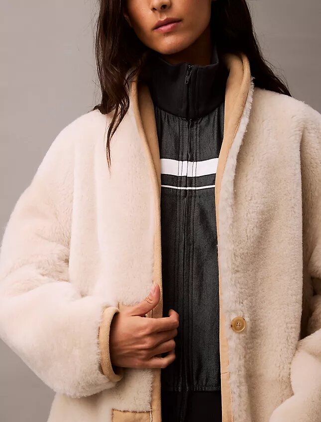 Cappotto reversibile in shearling Cappotto reversibile in shearling