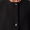 Cappotto senza colletto Cora