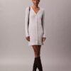 Cardigan a coste in morbido cotone