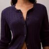 Cardigan a maglia intrecciata Cardigan a maglia intrecciata