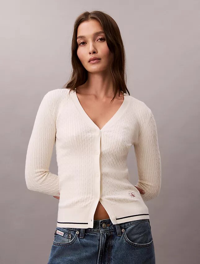 Cardigan a trecce Monologo Cardigan a trecce Monologo