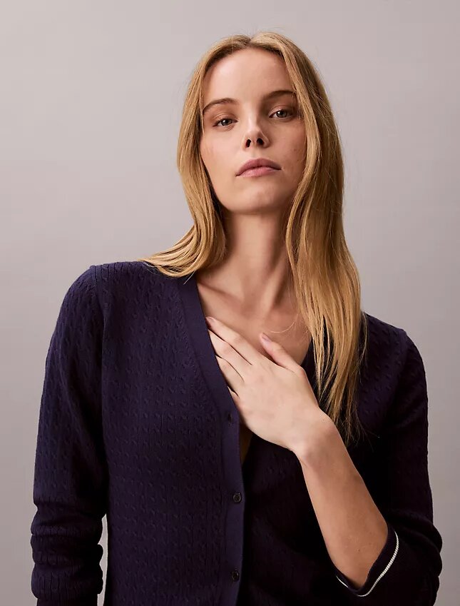 Cardigan a trecce Monologo Cardigan a trecce Monologo