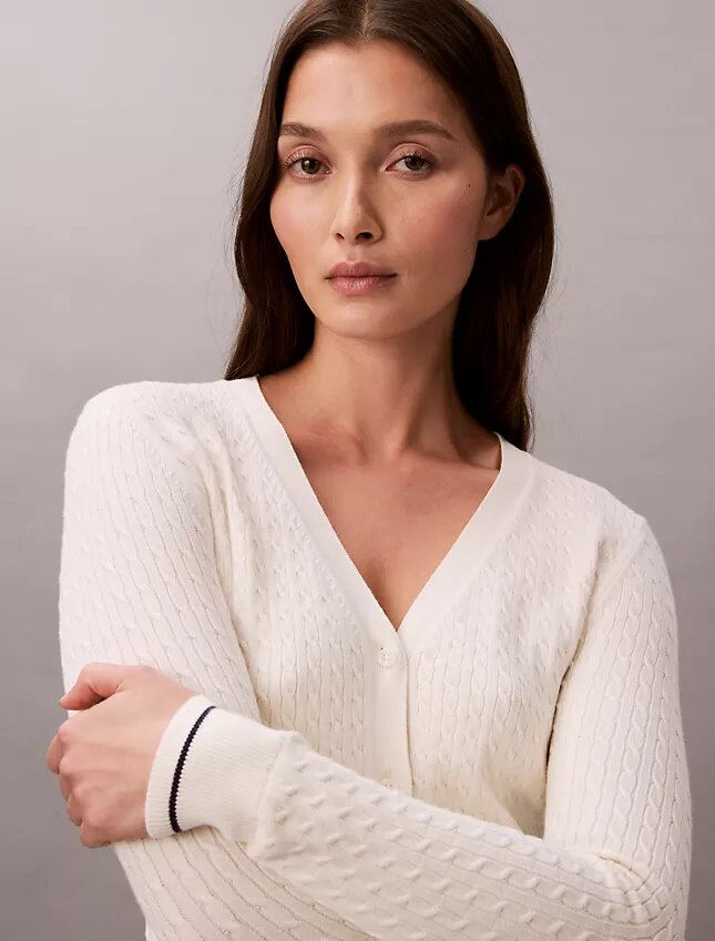 Cardigan a trecce Monologo Cardigan a trecce Monologo