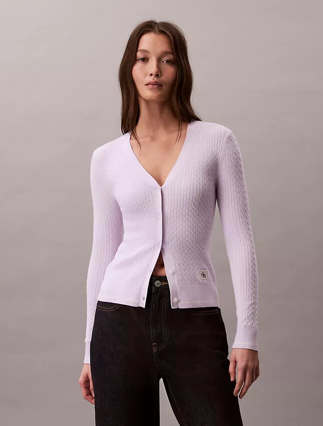 Cardigan a trecce Monologo Cardigan a trecce Monologo