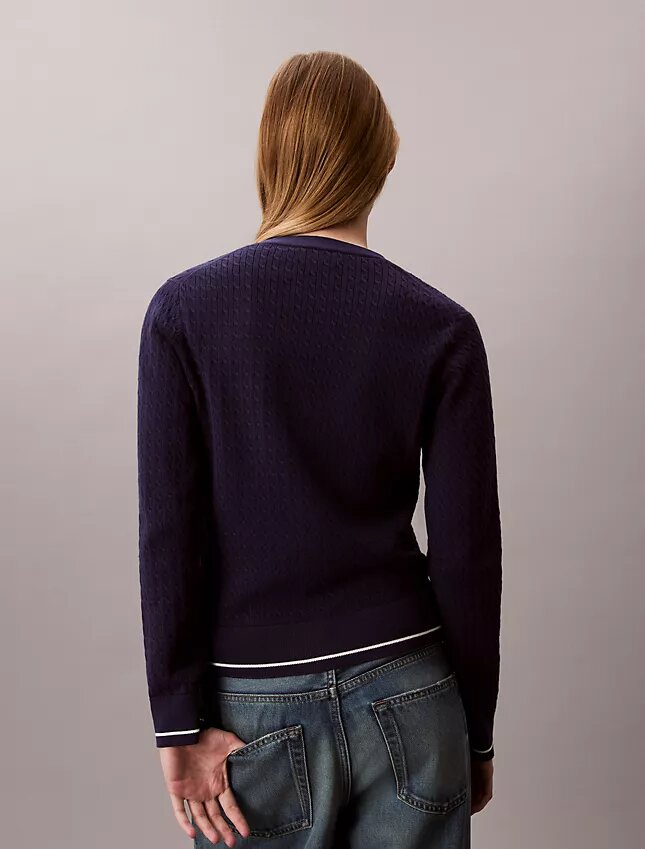 Cardigan a trecce Monologo Cardigan a trecce Monologo