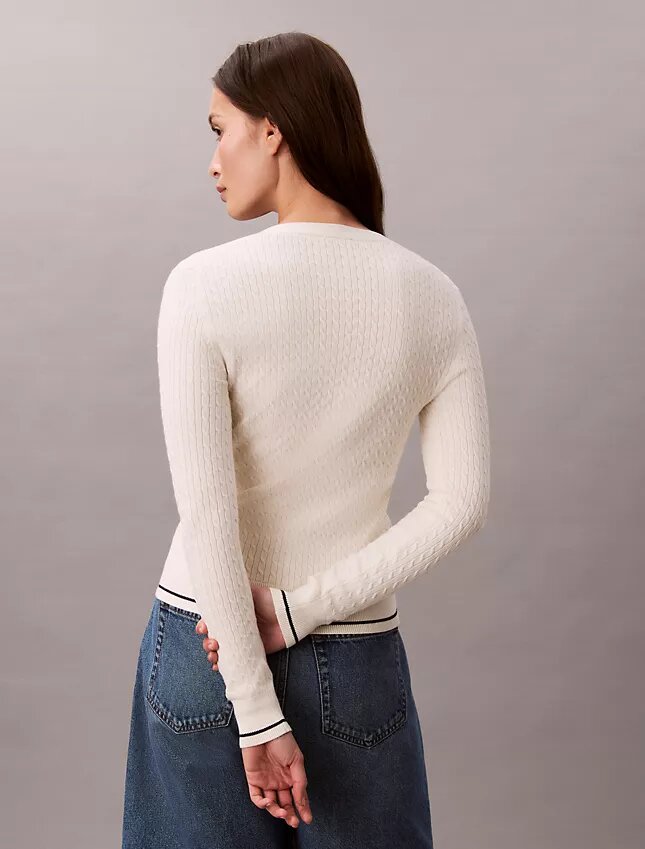 Cardigan a trecce Monologo Cardigan a trecce Monologo