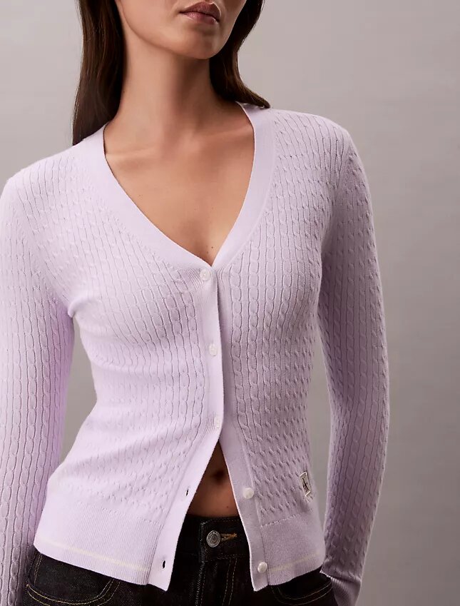 Cardigan a trecce Monologo Cardigan a trecce Monologo