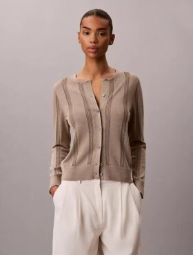 Cardigan in misto lino