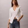 Cardigan slim a coste sottili Monologo Cardigan slim a coste sottili Monologo
