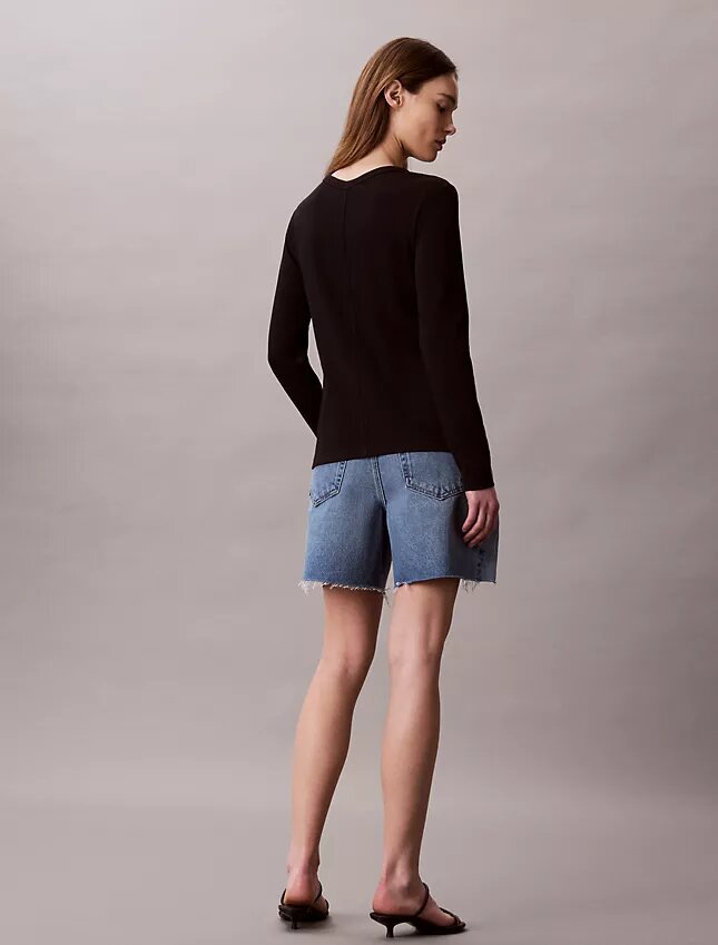 Cardigan slim a coste sottili Monologo Cardigan slim a coste sottili Monologo