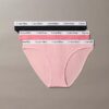 Carousel Bikini in cotone Stretch a costine, confezione da 3 Carousel Bikini in cotone Stretch a costine, confezione da 3