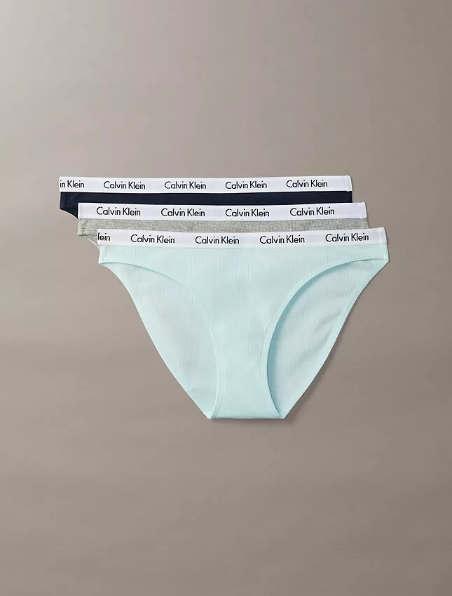 Carousel Bikini in cotone Stretch a costine, confezione da 3 Carousel Bikini in cotone Stretch a costine, confezione da 3