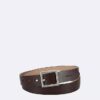 Cintura con fibbia a barra centrale reversibile
