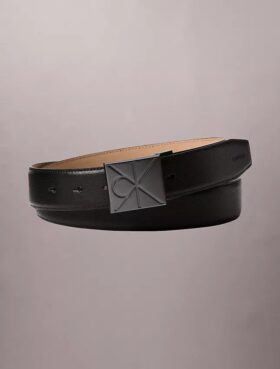 Cintura con placca con logo