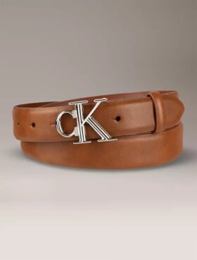Cintura con placca con logo Monogram