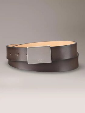 Cintura con placca liscia