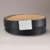 Cintura con placca liscia Cintura con placca liscia