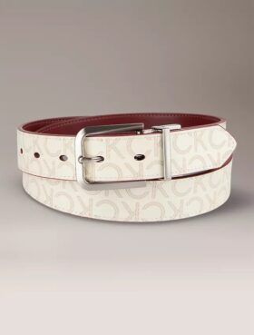 Cintura reversibile con logo Monogram