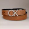 Cintura reversibile con placca con logo Monogram Cintura reversibile con placca con logo Monogram