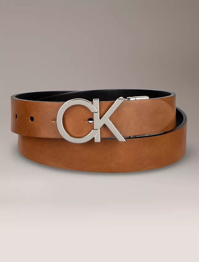 Cintura reversibile con placca con logo Monogram Cintura reversibile con placca con logo Monogram